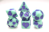 Young Love RPG Dice Set Plastic Dice Foam Brain Games