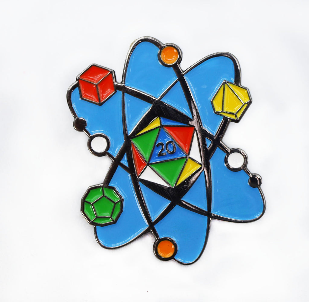 Puzzle Box Atom Pin Enamel Pin Foam Brain Games