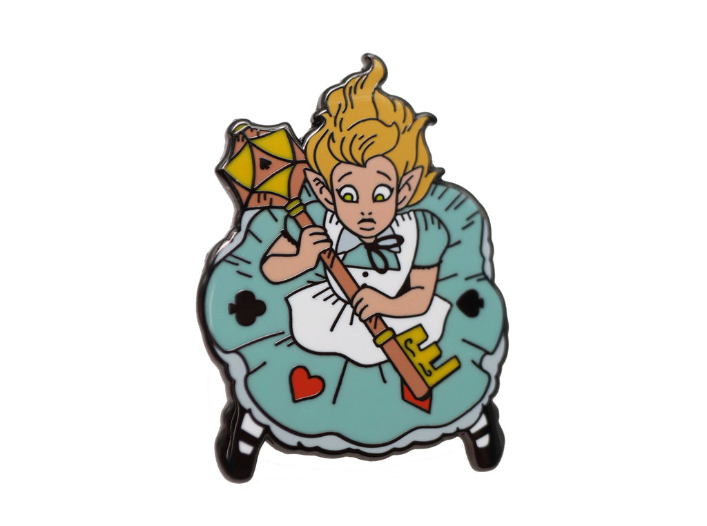 Alice's Adventures in Diceland: Alice - Enamel Pin Enamel Pin Foam Brain Games