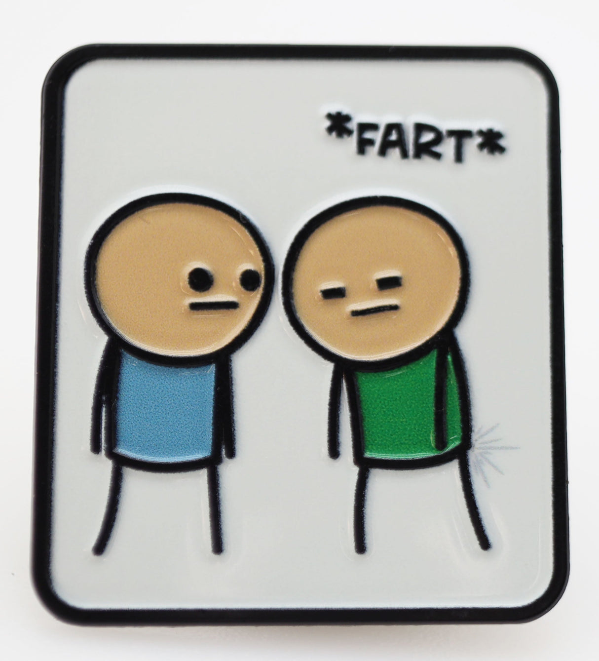 Cyanide & Happiness Pin Series 1: Fart Enamel Pin Foam Brain Games