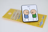 Cyanide & Happiness Pin Series 1: No Enamel Pin Foam Brain Games