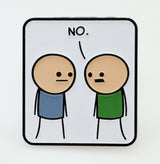 Cyanide & Happiness Pin Series 1: No Enamel Pin Foam Brain Games