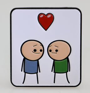 Cyanide & Happiness Pin Series 1: Heart Enamel Pin Foam Brain Games