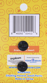 Cyanide & Happiness Pin Series 1: Heart Enamel Pin Foam Brain Games
