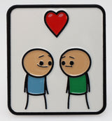 Cyanide & Happiness Pin Series 1: Heart Enamel Pin Foam Brain Games