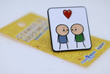 Cyanide & Happiness Pin Series 1: Heart Enamel Pin Foam Brain Games