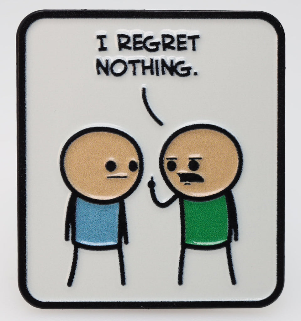 Cyanide & Happiness Pin Series 1: I Regret Nothing Enamel Pin Foam Brain Games