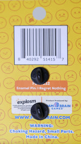 Cyanide & Happiness Pin Series 1: I Regret Nothing Enamel Pin Foam Brain Games
