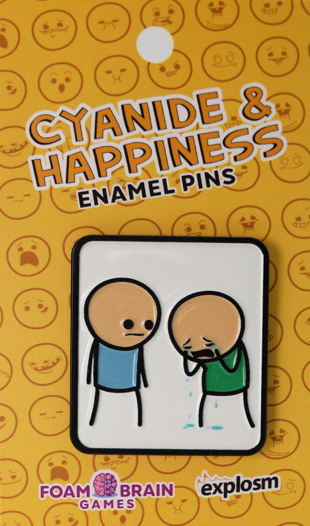 Cyanide & Happiness Pin Series 1: Cry Enamel Pin Foam Brain Games