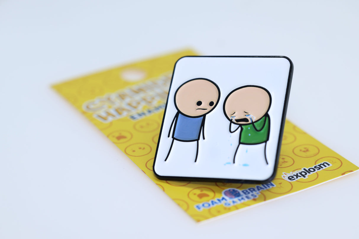 Cyanide & Happiness Pin Series 1: Cry Enamel Pin Foam Brain Games