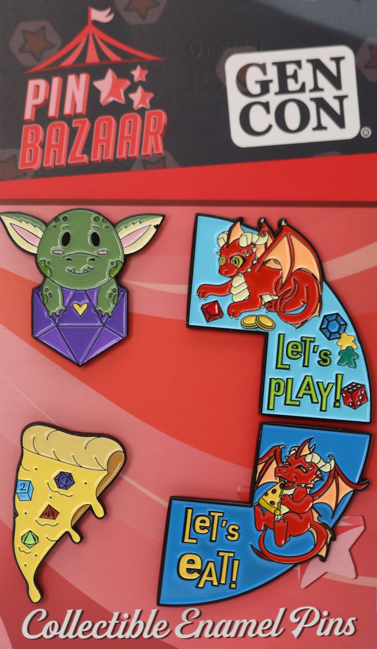 Pin Bazaar: Gen Con 2024 Starter Set Enamel Pin Pin Bazaar