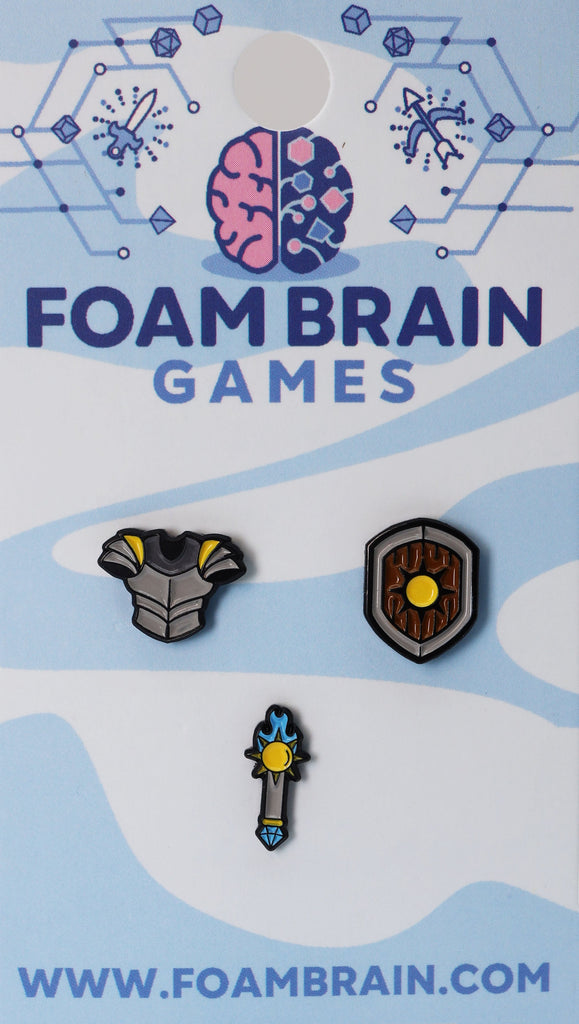 Mini Pins: Cleric Pack Enamel Pin Foam Brain Games