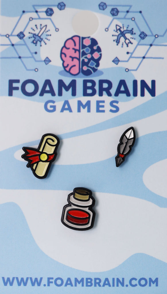 Mini Pins: Spell Writer Pack Enamel Pin Foam Brain Games