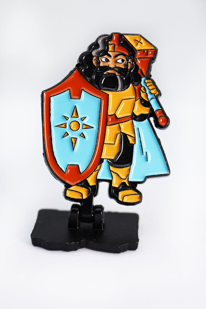 Lost Tome of Heroes: Dwarf Cleric Enamel Pin Foam Brain Games