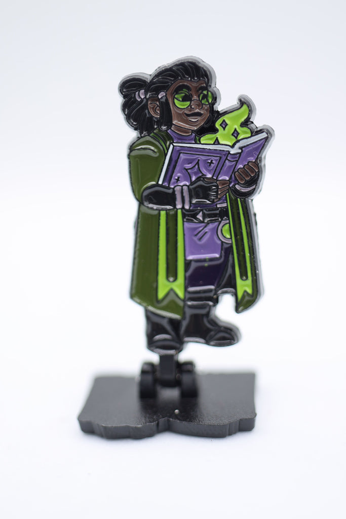 Lost Tome of Heroes: Dwarf Wizard Enamel Pin Foam Brain Games