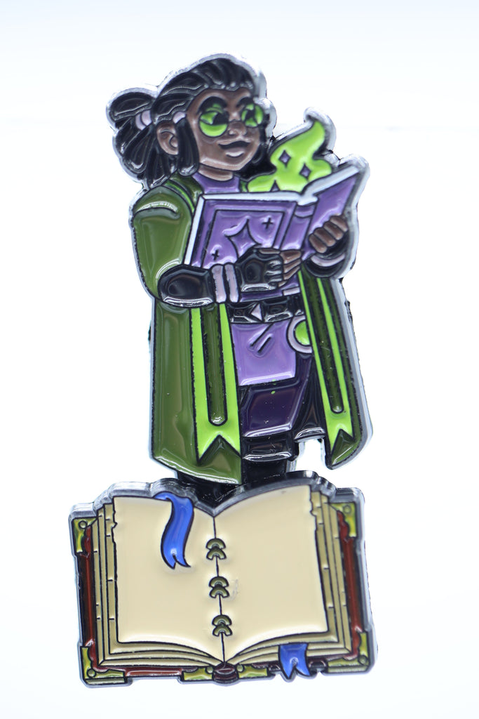 Lost Tome of Heroes: Dwarf Wizard Enamel Pin Foam Brain Games