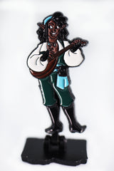Lost Tome of Heroes: Elf Bard Enamel Pin Foam Brain Games