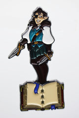 Lost Tome of Heroes: Elf Rogue Enamel Pin Foam Brain Games