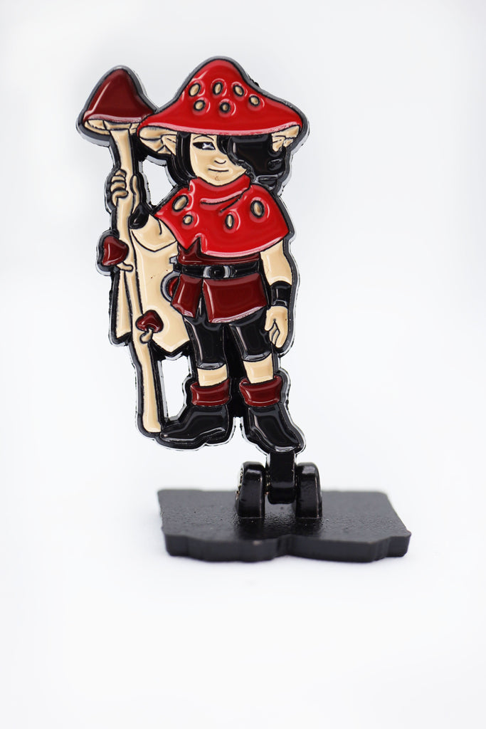 Lost Tome of Heroes: Gnome Druid Enamel Pin Foam Brain Games