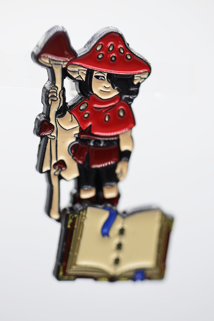 Lost Tome of Heroes: Gnome Druid Enamel Pin Foam Brain Games