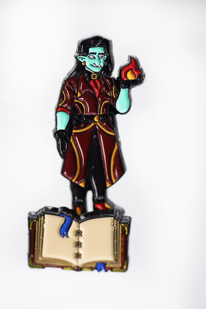 Lost Tome of Heroes: Half-Orc Sorcerer Enamel Pin Foam Brain Games