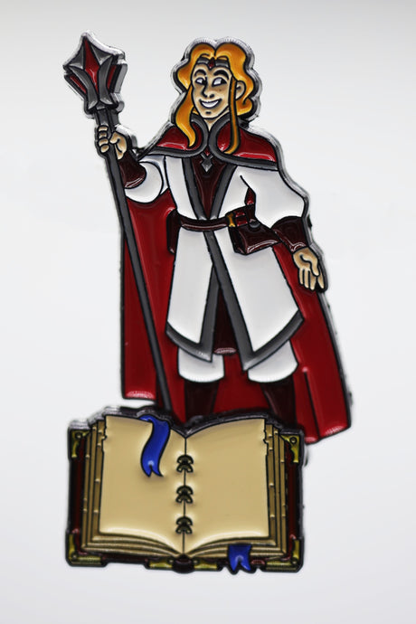 Lost Tome of Heroes: Human Cleric Enamel Pin Foam Brain Games