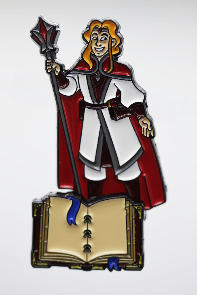 Lost Tome of Heroes: Human Cleric Enamel Pin Foam Brain Games