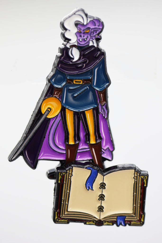 Lost Tome of Heroes: Tiefling Bard Enamel Pin Foam Brain Games