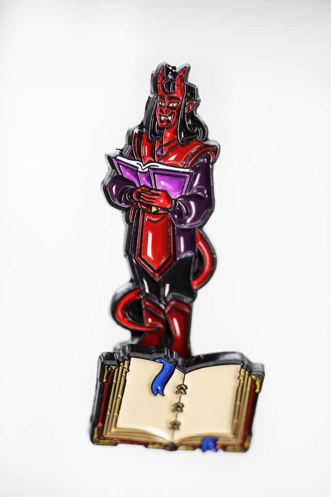 Lost Tome of Heroes: Tiefling Warlock Enamel Pin Foam Brain Games