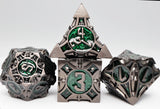 Quiver of Arrows: Swamp Arrow - Metal RPG Dice Set Metal Dice Foam Brain Games