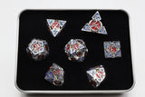 Oculus: Watchful - Hollow Metal RPG Dice Set Metal Dice Foam Brain Games