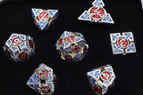 Oculus: Watchful - Hollow Metal RPG Dice Set Metal Dice Foam Brain Games