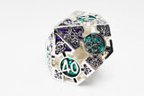 Oculus: Angelic - Hollow Metal RPG Dice Set Metal Dice Foam Brain Games