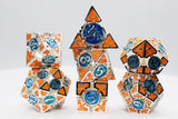 Oculus: Intelligent - Hollow Metal RPG Dice Set Metal Dice Foam Brain Games