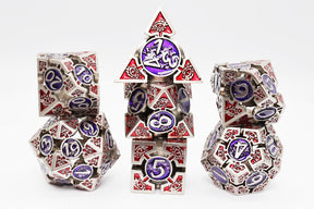 Oculus: Puzzling - Hollow Metal RPG Dice Set Metal Dice Foam Brain Games