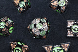 Oculus: Mesmerizing - Hollow Metal RPG Dice Set Metal Dice Foam Brain Games