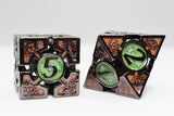 Oculus: Mesmerizing - Hollow Metal RPG Dice Set Metal Dice Foam Brain Games