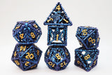 Grim Scythe: Shadow - Hollow Metal RPG Dice Set Metal Dice Foam Brain Games