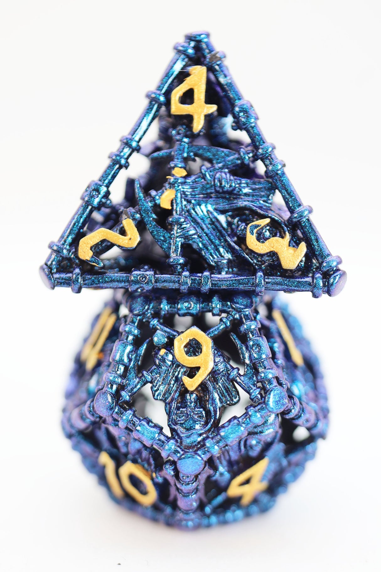 Grim Scythe: Shadow - Hollow Metal RPG Dice Set Metal Dice Foam Brain Games