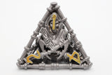 Grim Scythe: Grey - Hollow Metal RPG Dice Set Metal Dice Foam Brain Games