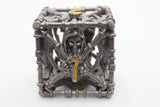 Grim Scythe: Grey - Hollow Metal RPG Dice Set Metal Dice Foam Brain Games
