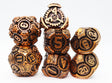 Airship Gears: Drifting Dirigible - Metal RPG Dice Set Metal Dice Foam Brain Games