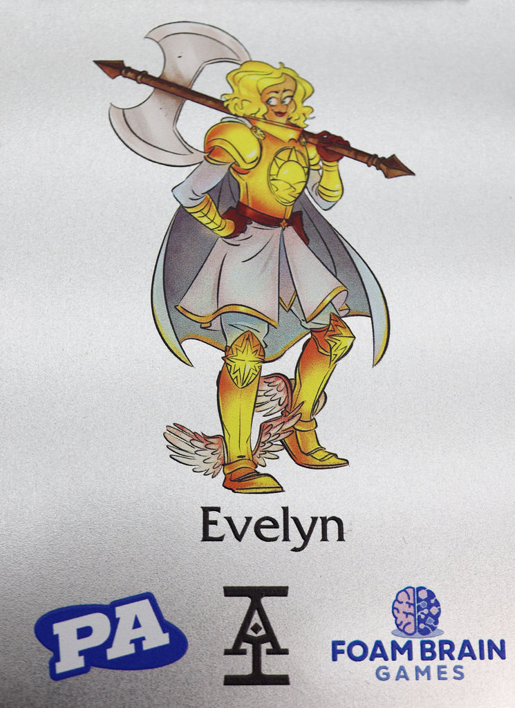 Evelyn (Acquisitions Inc. PAX West 2023 Character Dice) Metal Dice Foam Brain Games