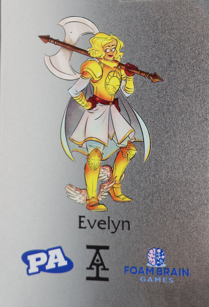 Evelyn (Acquisitions Inc. PAX West 2023 Character Dice) Metal Dice Foam Brain Games