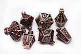 Complete Set: Moonlit Lantern Metal RPG Dice Bundle