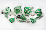 Complete Set: Moonlit Lantern Metal RPG Dice Bundle