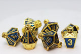 Complete Set: Moonlit Lantern Metal RPG Dice Bundle