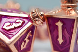 Complete Set: Moonlit Lantern Metal RPG Dice Bundle
