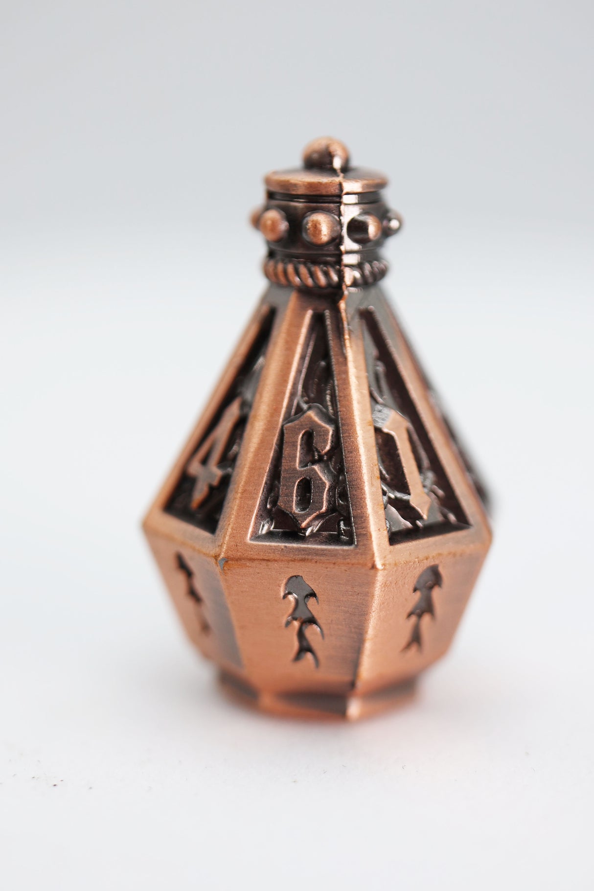 Complete Set: Moonlit Lantern Metal RPG Dice Bundle