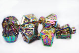 Complete Set: Moonlit Lantern Metal RPG Dice Bundle